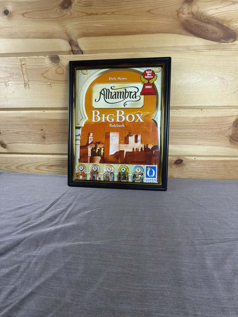 Alhambra Big Box Framed Wall Art Board Game Collectible